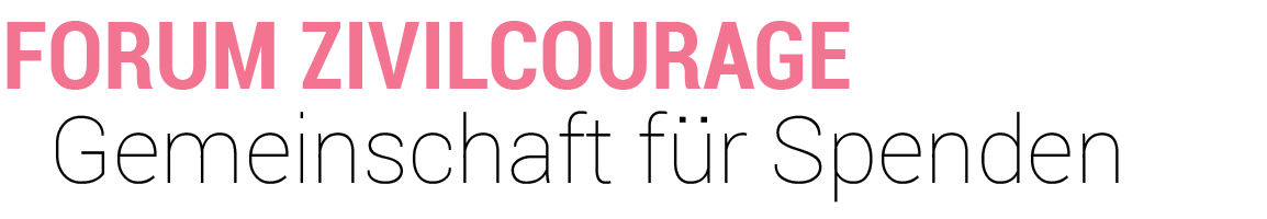 2018 Logo Forumzivilcourage